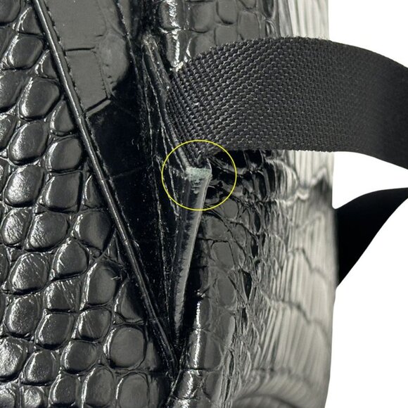Balenciaga Backpack Embossed Leather Black main image 6